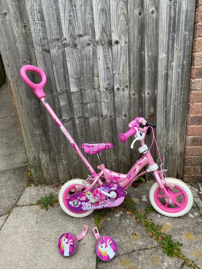 10 inch bike with parent handle